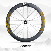 VISION SC60 Wheel Decal Kit — Carbon Rim Wrap Stickers — Complete Wheelset + Spare Set - Detail 20
