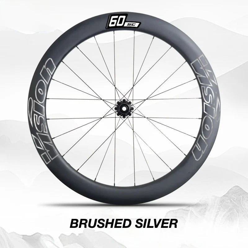 VISION SC60 Wheel Decal Kit — Carbon Rim Wrap Stickers — Complete Wheelset + Spare Set - Detail 21