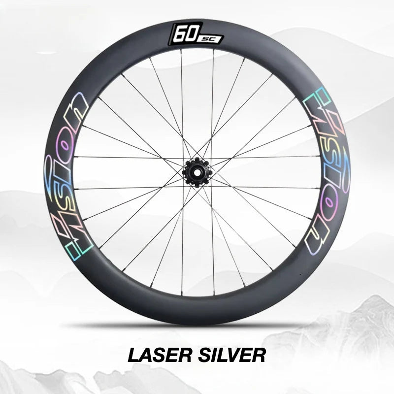 VISION SC60 Wheel Decal Kit — Carbon Rim Wrap Stickers — Complete Wheelset + Spare Set - Detail 22