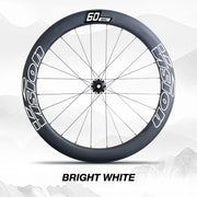 VISION SC60 Wheel Decal Kit — Carbon Rim Wrap Stickers — Complete Wheelset + Spare Set - Detail 24