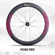 VISION SC60 Wheel Decal Kit — Carbon Rim Wrap Stickers — Complete Wheelset + Spare Set - Detail 25