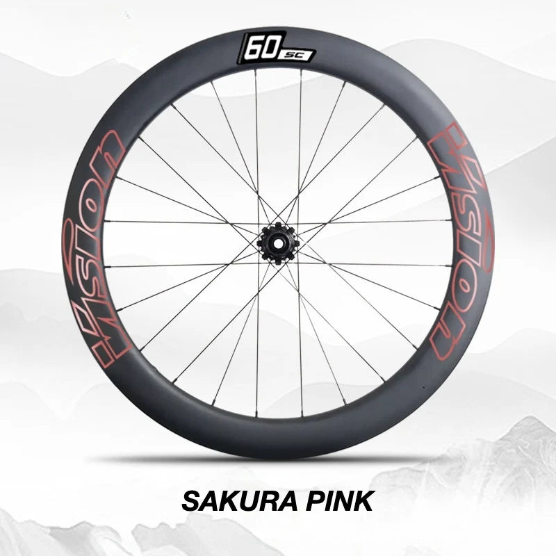 VISION SC60 Wheel Decal Kit — Carbon Rim Wrap Stickers — Complete Wheelset + Spare Set - Detail 30