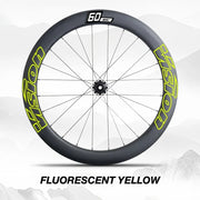 VISION SC60 Wheel Decal Kit — Carbon Rim Wrap Stickers — Complete Wheelset + Spare Set - Detail 31