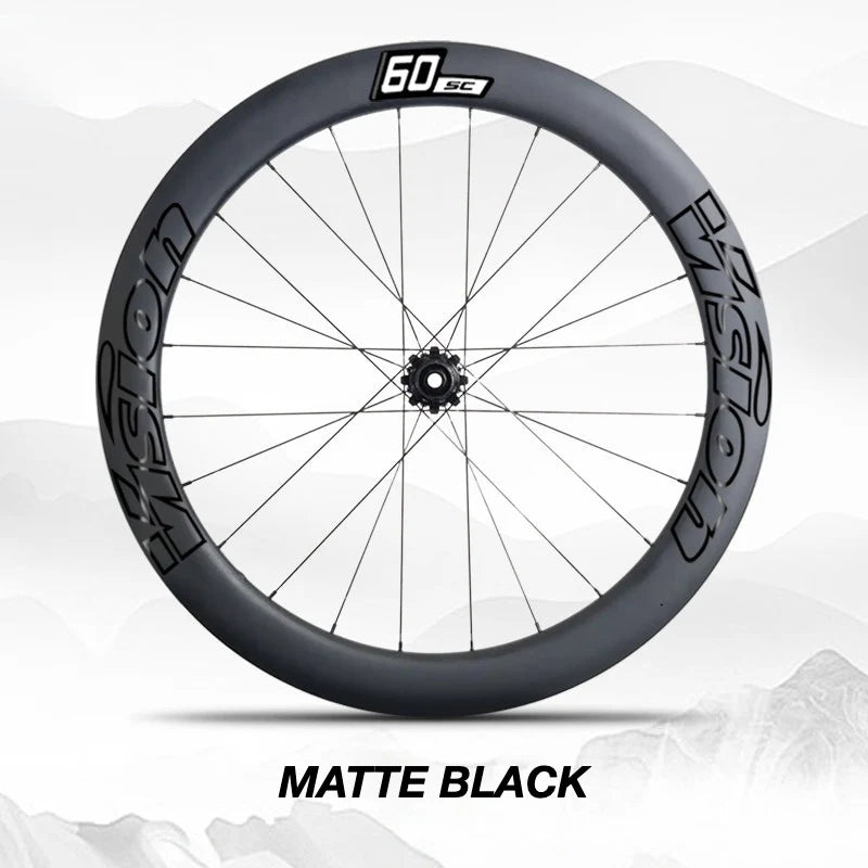 VISION SC60 Wheel Decal Kit — Carbon Rim Wrap Stickers — Complete Wheelset + Spare Set - Detail 34