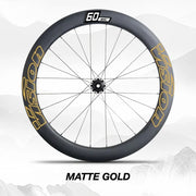 VISION SC60 Wheel Decal Kit — Carbon Rim Wrap Stickers — Complete Wheelset + Spare Set - Detail 38
