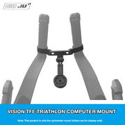 VISION TFE TT Aero Bar Computer Mount with GoPro Adapter | Garmin, Wahoo, Giant, Bryton & iGPS
