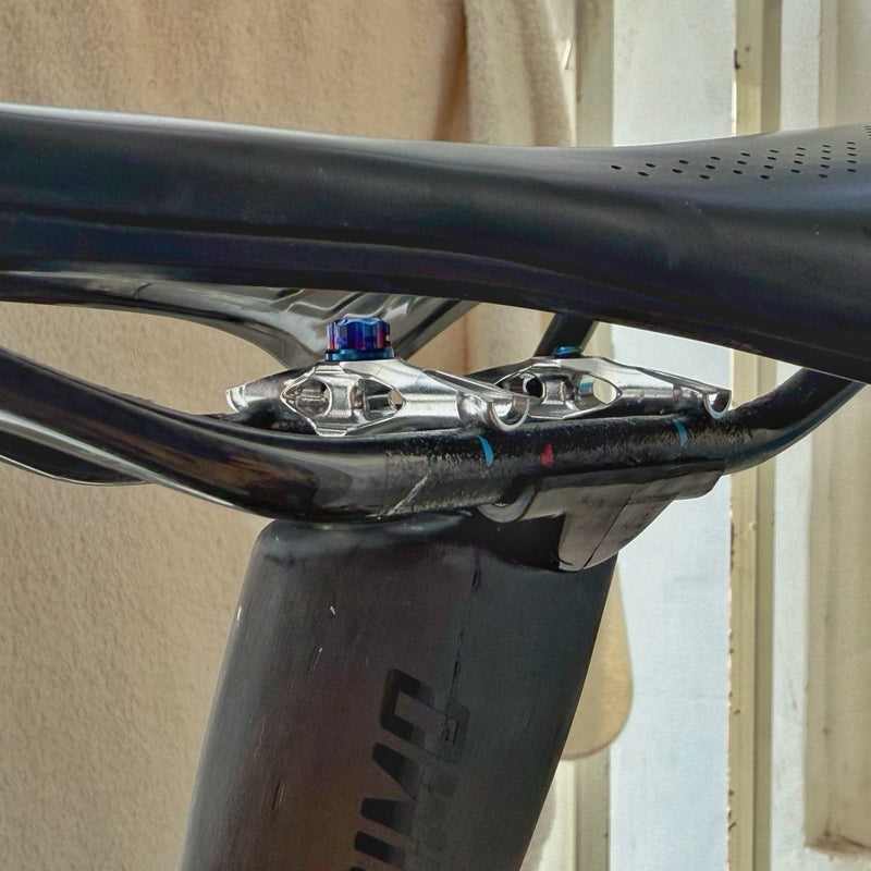 Zenith Sports Darimo Seatpost Reinforced Base Kit — Carbon Base + Titanium or Aluminum Rails